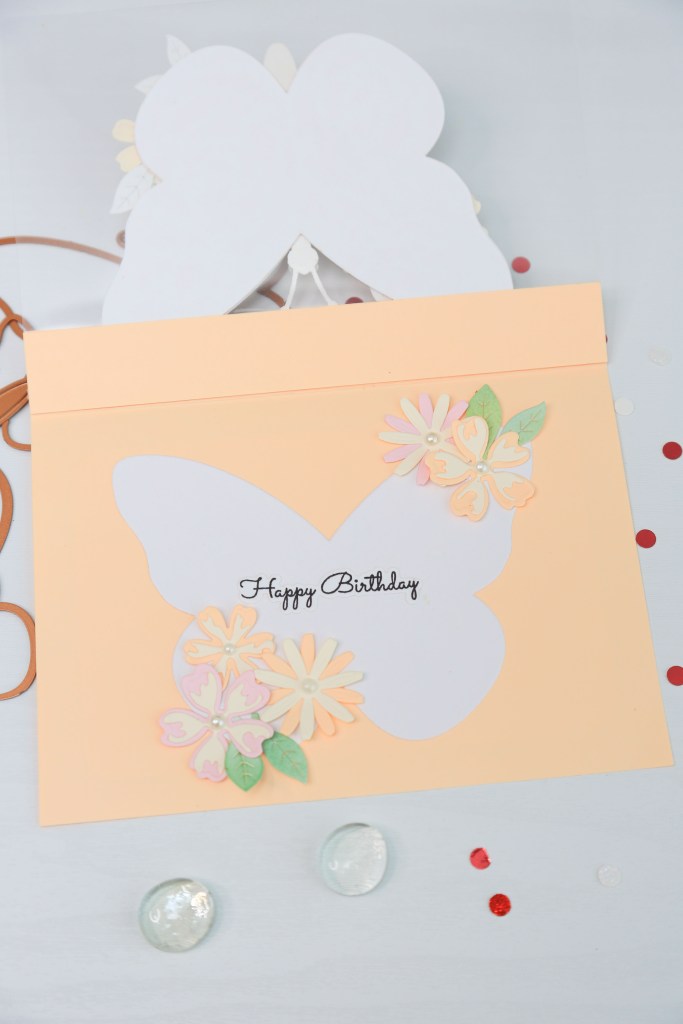 Butterfly-themed IDY birthday card